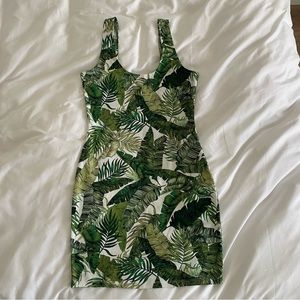 Tropical Leaf Dress